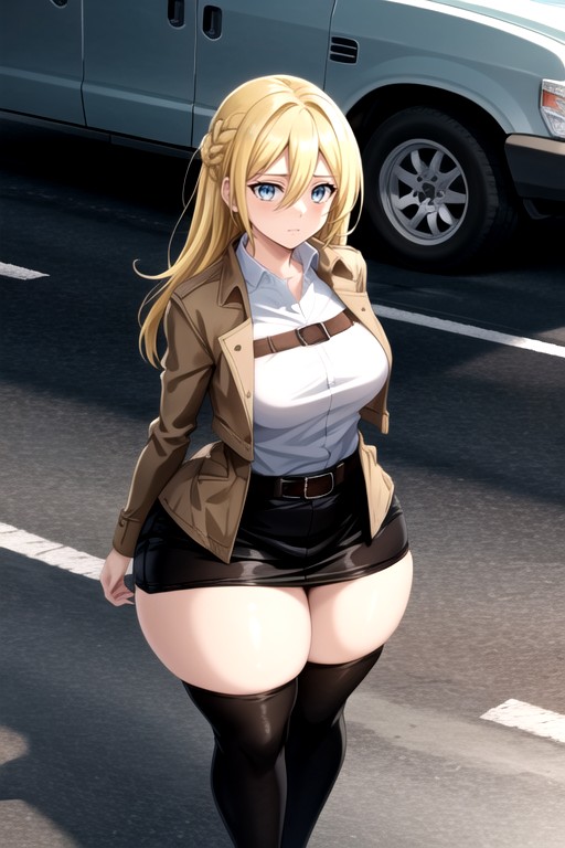 Extremely Large Ass, Historia (attack On Titan) , Massive Breast Hentai AI Porn