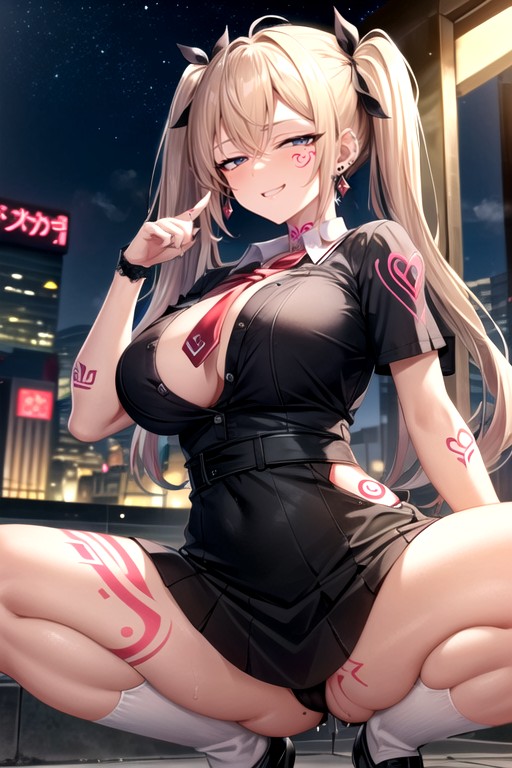 Student, Night, School Uniform AI Porn