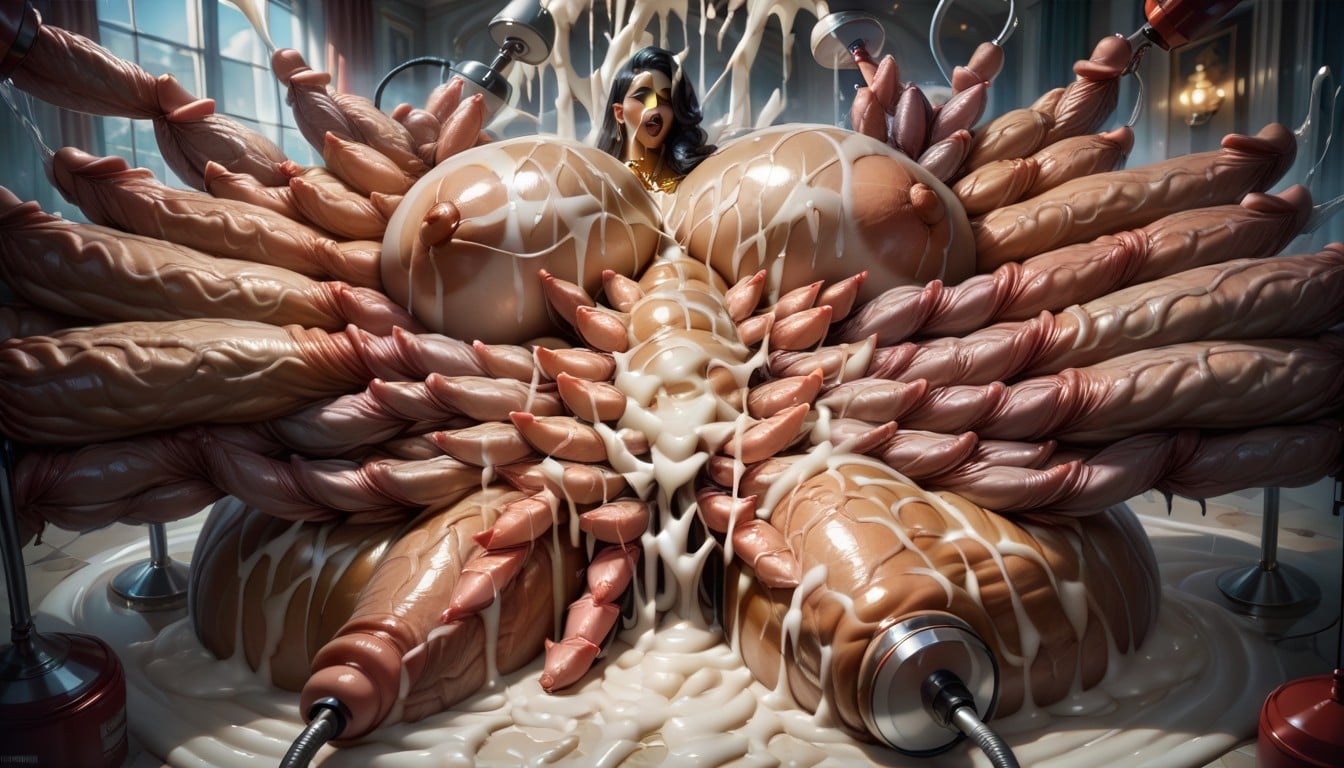 Penis Milking, 18, Hyper Cum Shemale AI Porn