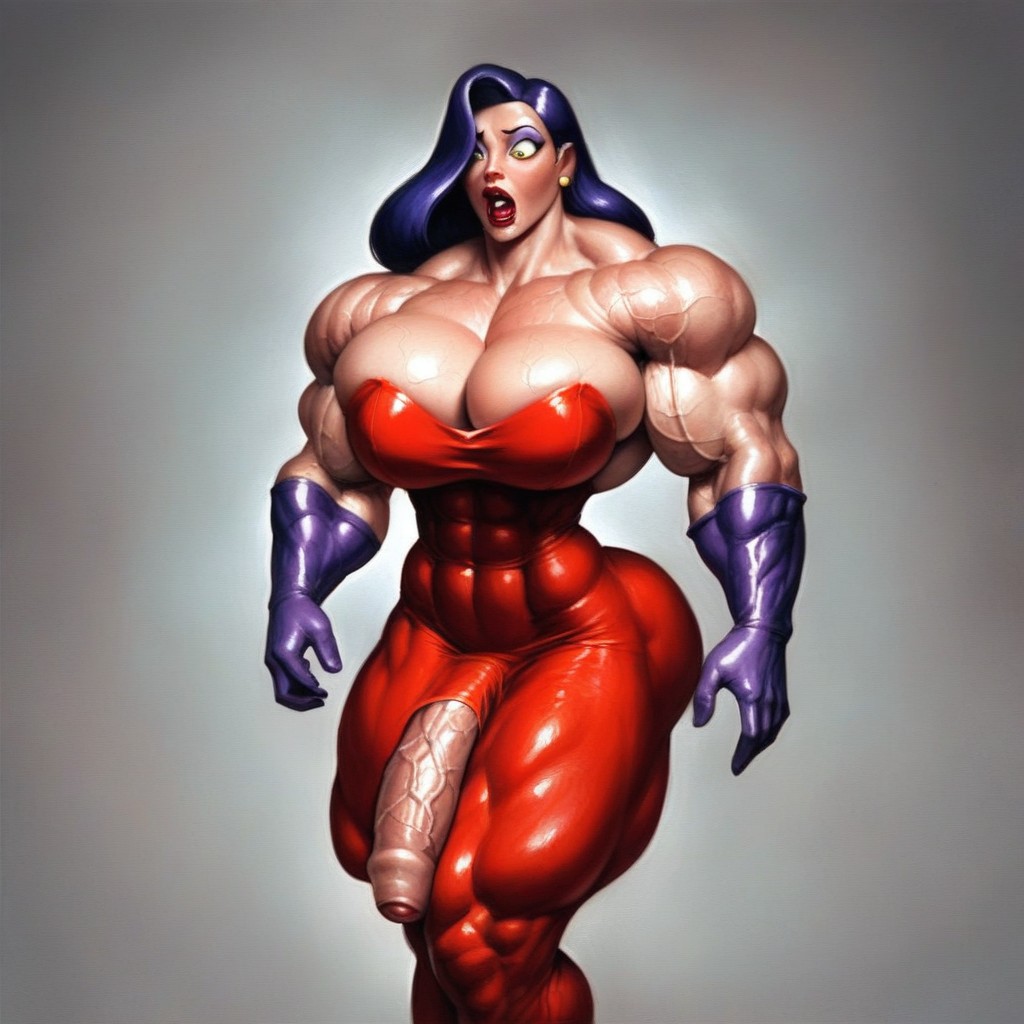 Prison Background, Dick With Veiny Forskin, Jessica Rabbit Futa Milf Shemale AI Porn