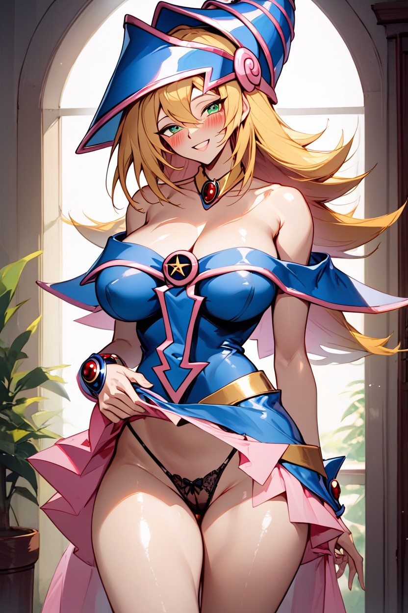 Photos Sous La Jupe, Dark Magician Girl From Yu Gi Oh, ExcitéPorno IA