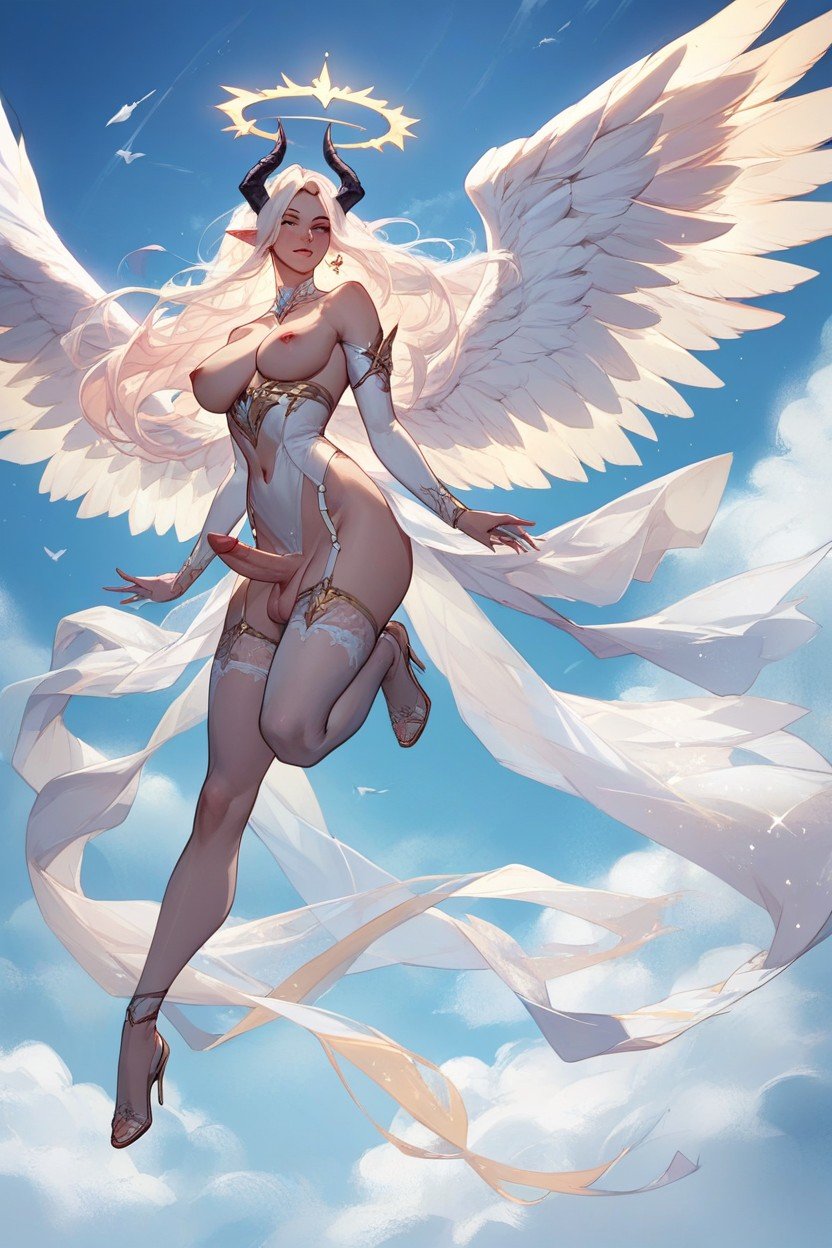 Futa Cock, Angel Wings, HornsAI黄片