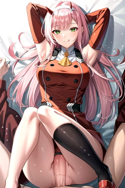 Zero-two (darling In The Franxx), Maigre, MissionnairePorno IA Hentai