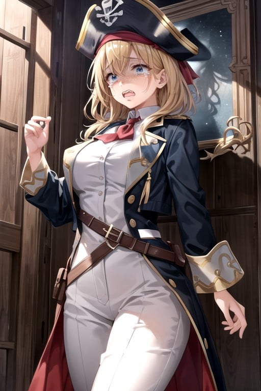 Petit Cul, Craintif, Capitaine PiratePorno IA Hentai