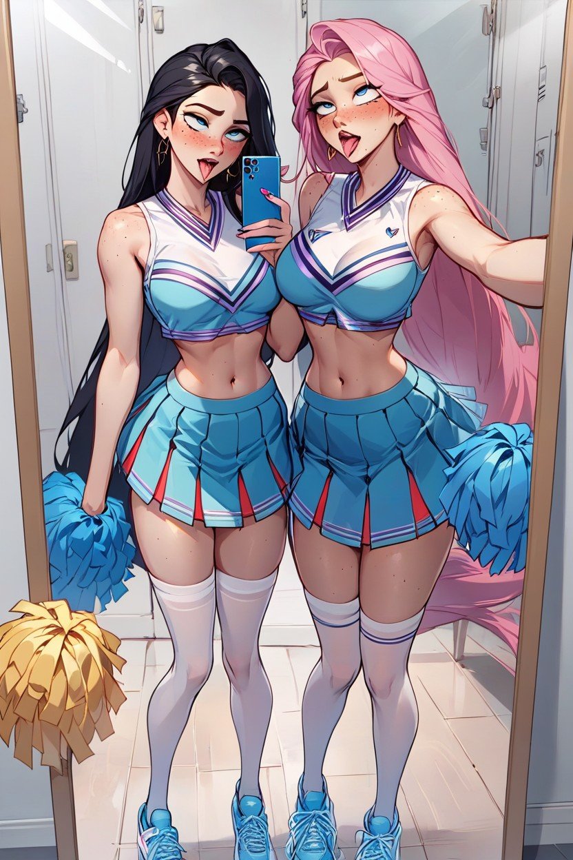 One Girl Has Black Hair, Locker Room, 小乳AI黃片