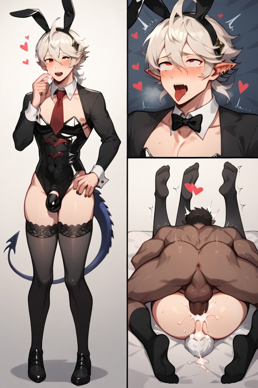Spiked Choker, Shy, Bangs AI Gay Porn