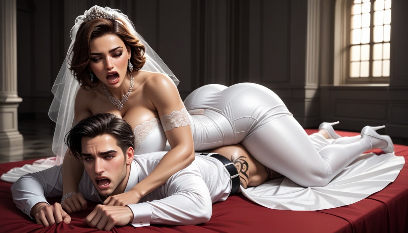 Lots Of Cum, Total Domination, Brown Eyes Shemale AI Porn