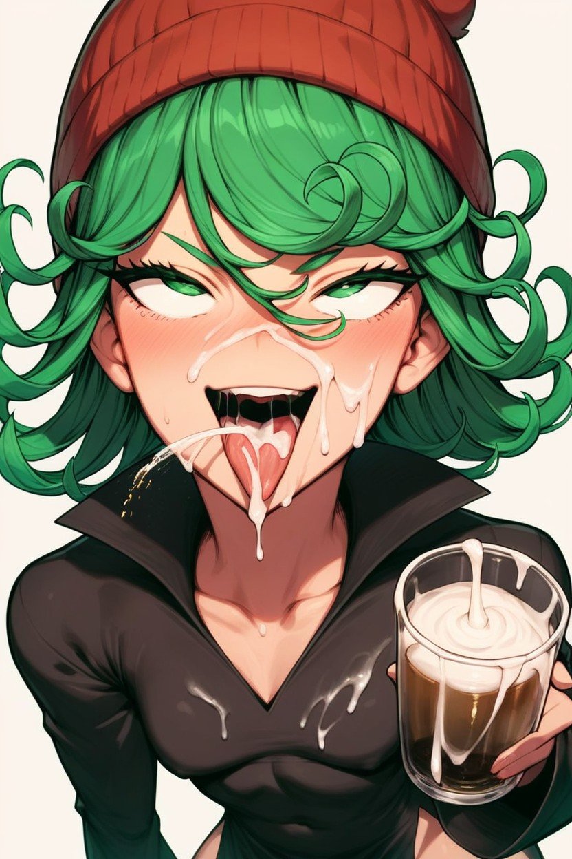 Tatsumaki, Looking At The Viewer, Rolling His EyesPorno AI