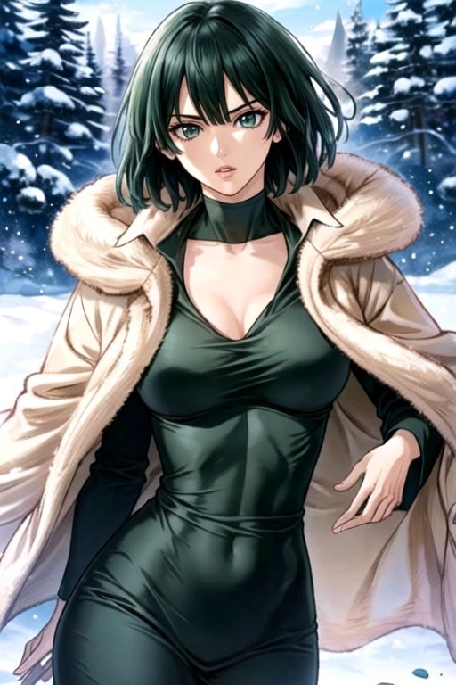 Manga In Color, Fubuki (one Punch Man), Medium Breast Hentai AI Porn