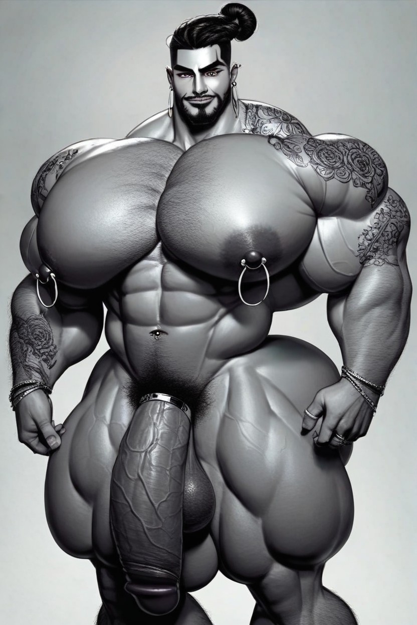 Tattoos, Hairy, Gay Tattoos AI Gay Porn