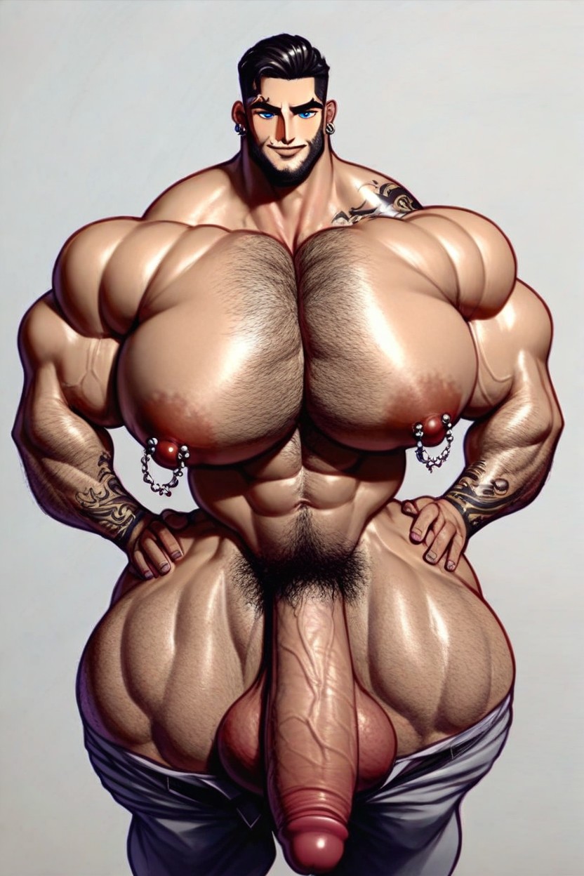 Hyper Cock, Hyper Ass, Ugly Face Porno gay IA