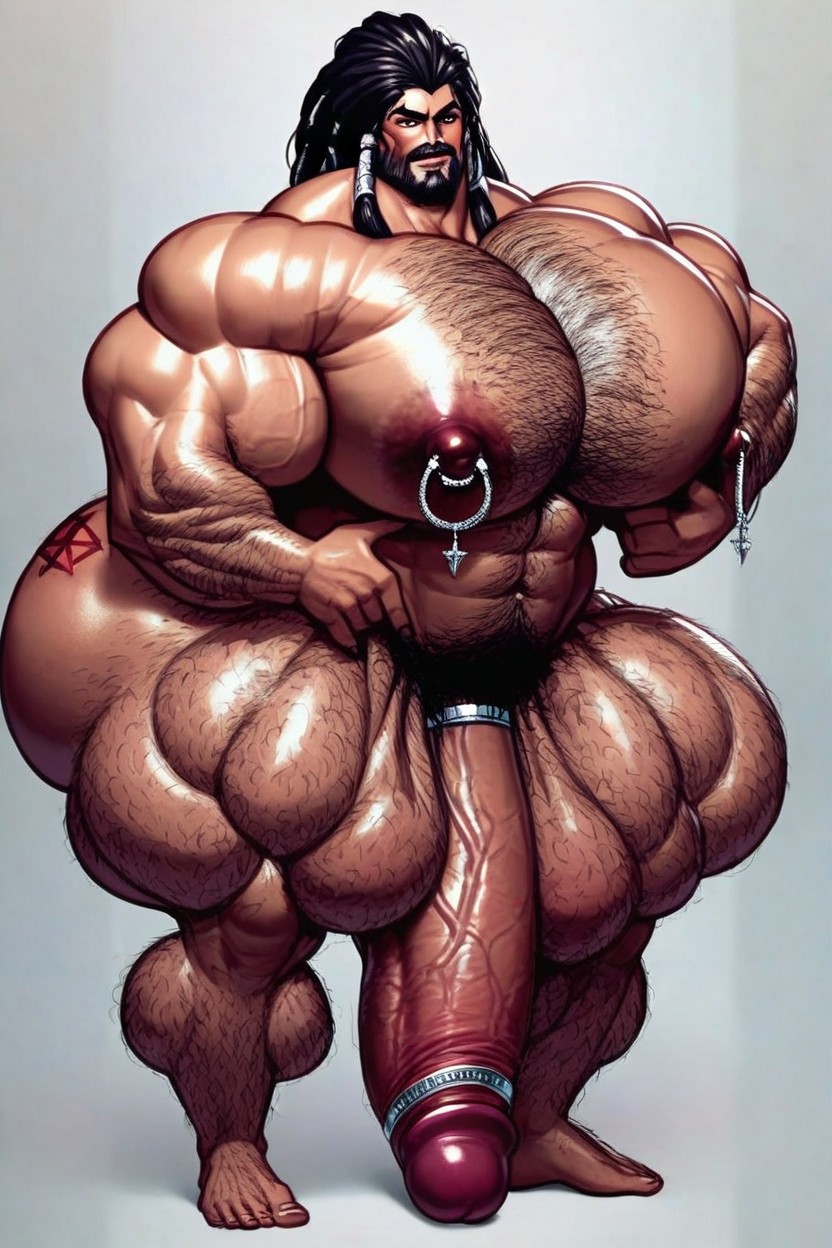 Cock Thicker Than Leg, Male, Cock Ring AI Gay Porn