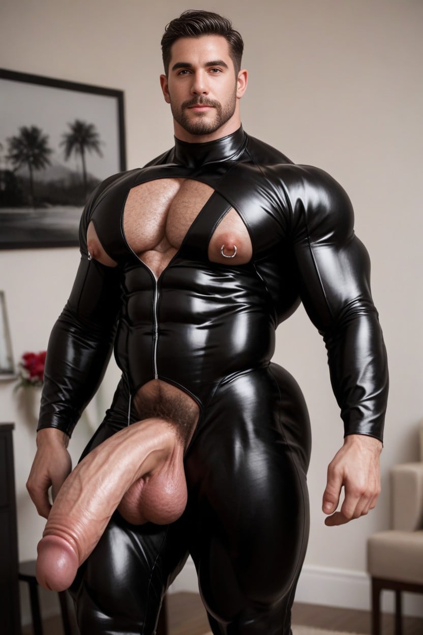 Tattoos, Cock Longer Than Leg, Hyper Ass AI Gay Porn