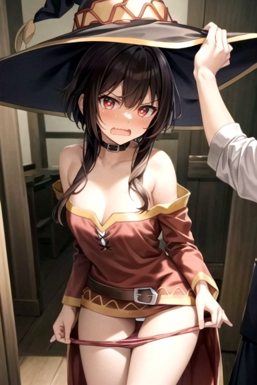 Chocado, Megumin (isekai Quartet), Olhos Brilhantes Hentai IA pornografia