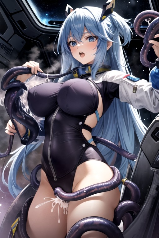 Aqua (konosuba), Tentáculos, RaumanzugPorno AI Hentai