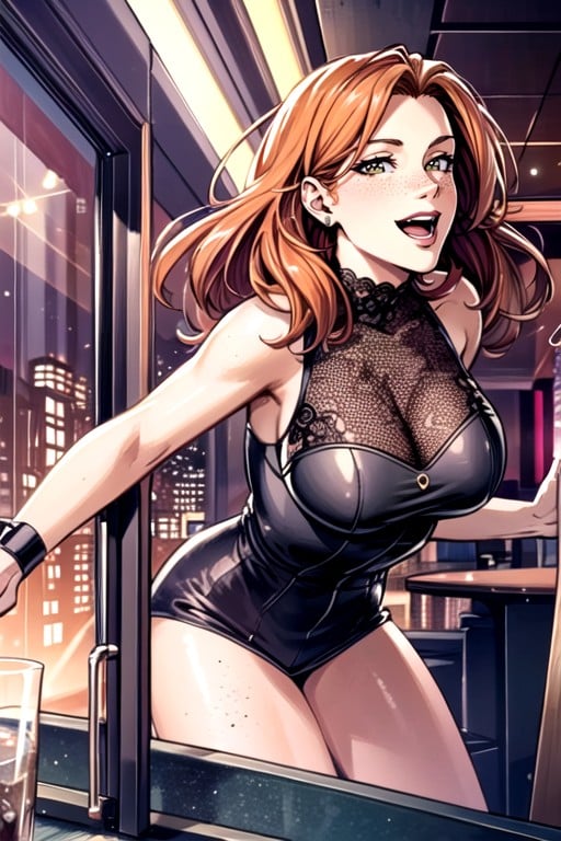 Ginger, Club, Comic AI Porn