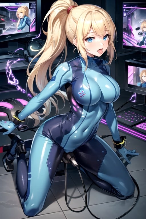 Suéter De Virgen, Orgásmica, Samus (metroid)Porno AI Hentai