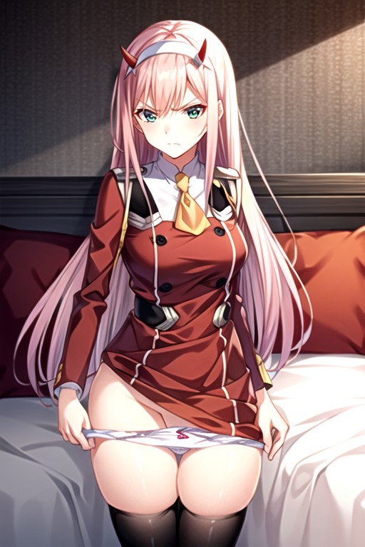 Zero-two (darling In The Franxx), En Colère, Baisser Les CulottesPorno IA Hentai