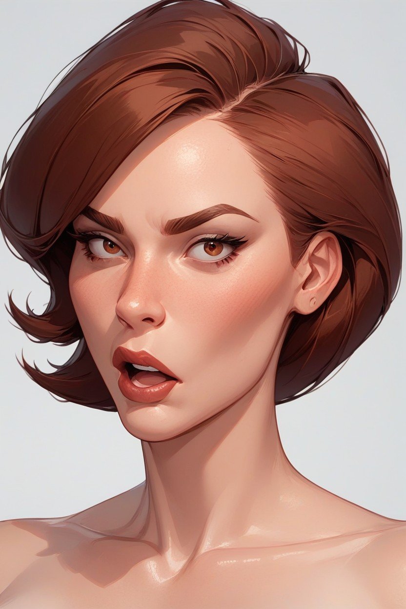 Helen Parr Perfect Body Immersive Ultra Detailed Realistic Close Up Of Face, 困惑的表情AI黃片