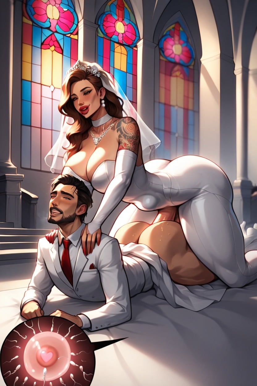 Intense Sex, 50+, Male Bottom Shemale AI Porn
