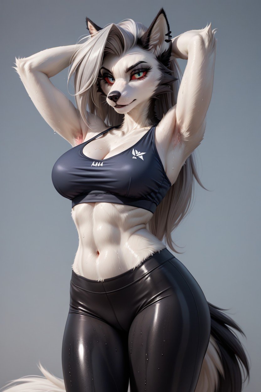 Sostén Deportivo, Modelando, Loona From Helluva BossPorno AI Hentai