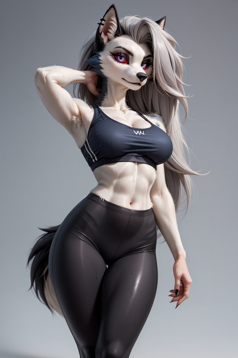 Sutiã Esportivo, Furry, Suado Hentai IA pornografia