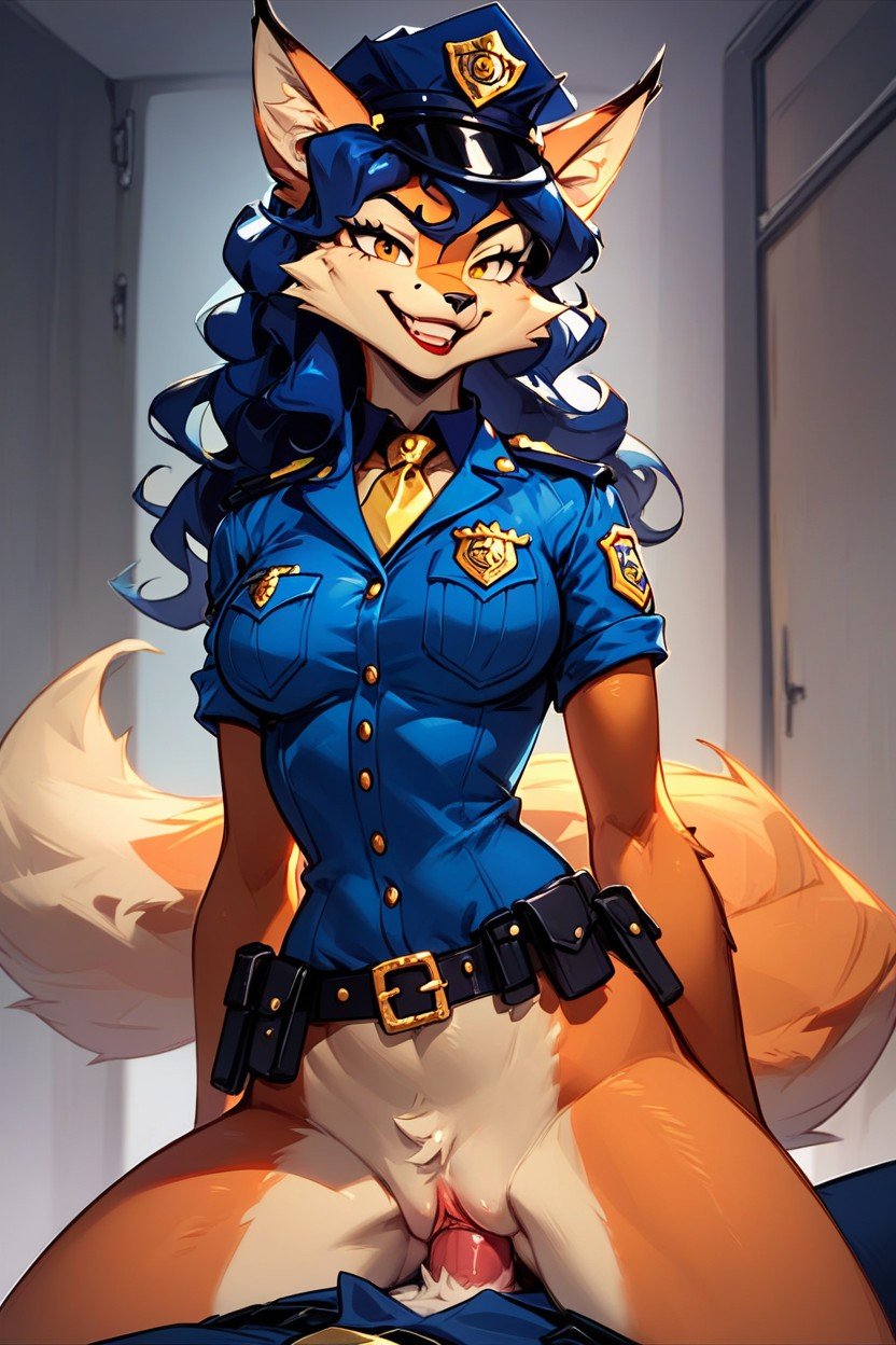 Police Uniform, Carmelita Fox, CowgirlAI黃片