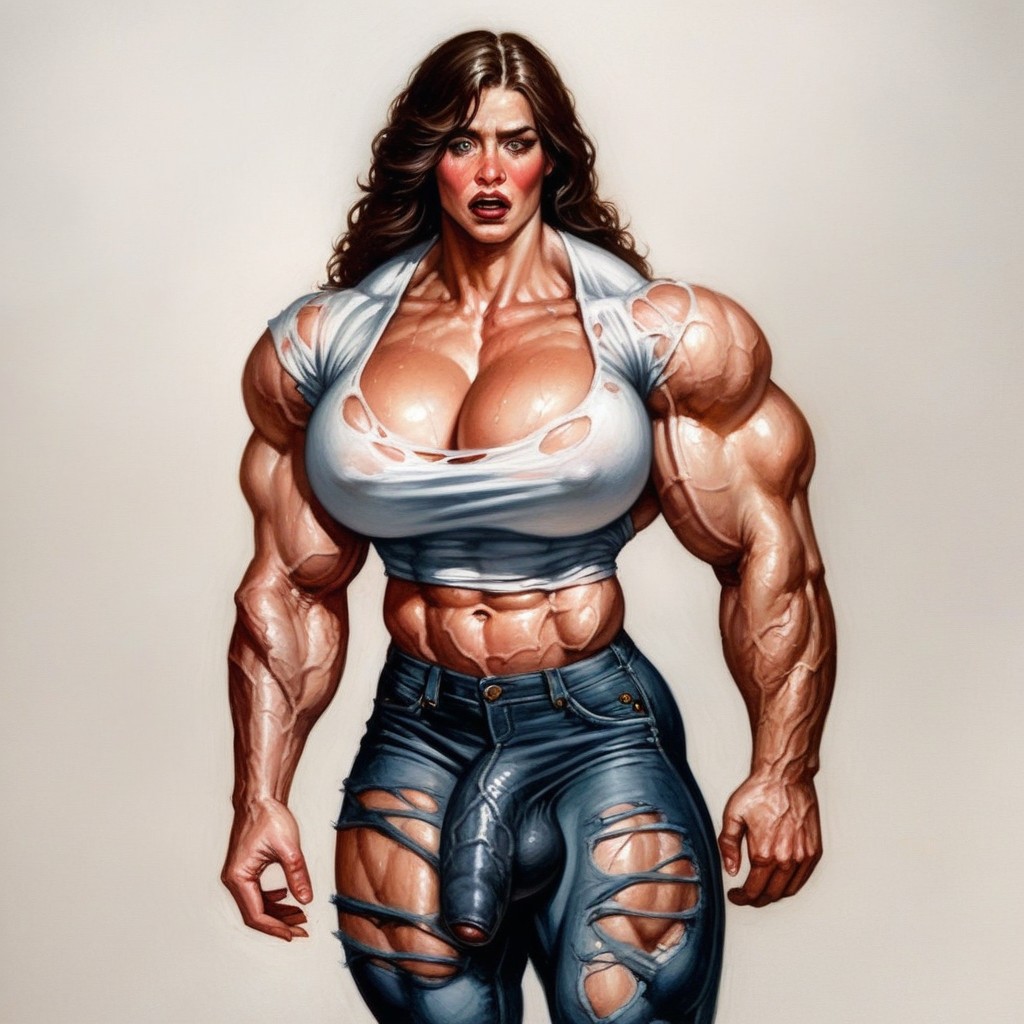 Muscle Growth Story, Long Foreskin, Bulge In Pants Porno IA transsexuelle