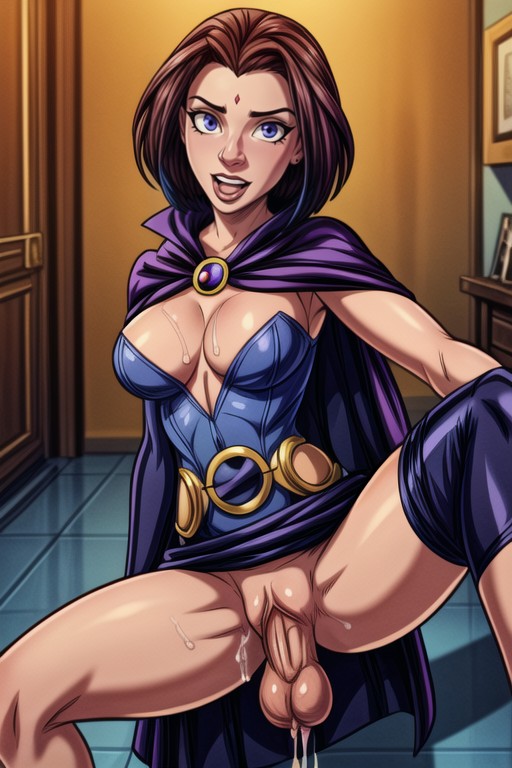 Orgasme, Ajouter Des Détails, Raven (teen Titans)Porno IA Hentai