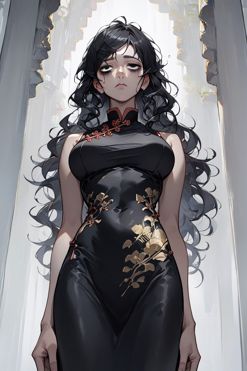 Hanfu Chino, Black Hair, DieciochoPorno AI Hentai