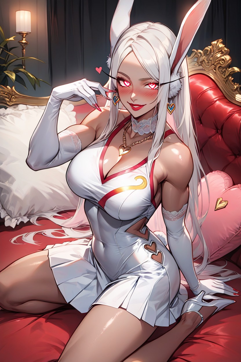 Colored Nails, Ultra Detailed, Flushed Red Face Hentai AI Porn
