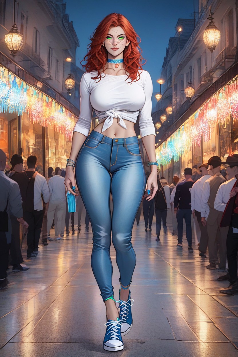 Sfw, Fully Clothed, Lights AI Porn
