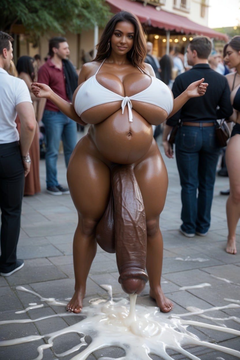 Nighttime, Pregnant, 18 Shemale AI Porn