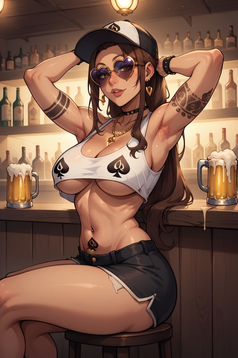 Sitting, Piercing, Tight Clog Hentai AI Porn