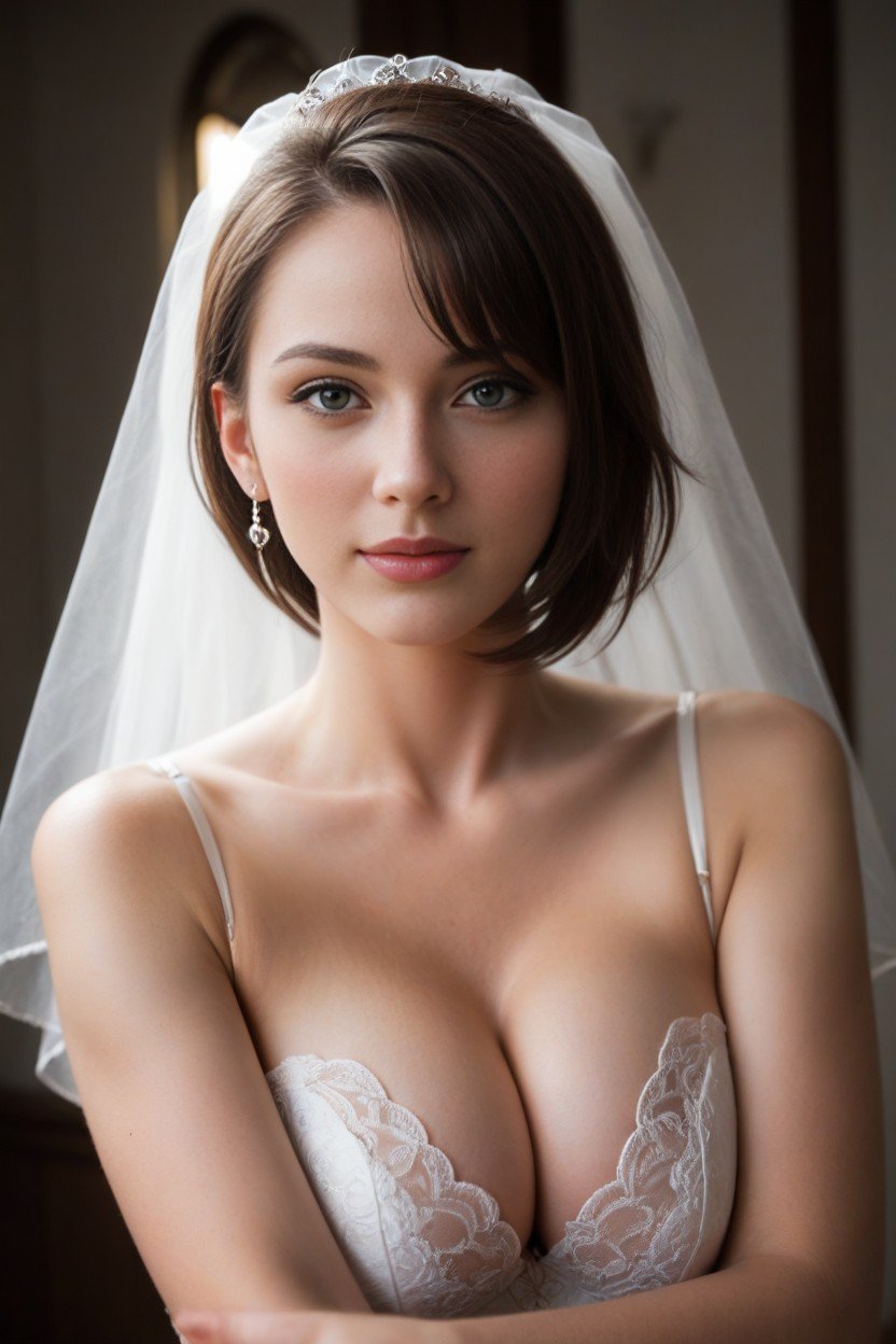 Sexy Lace Wedding Dress, 확대, YoAI 포르노