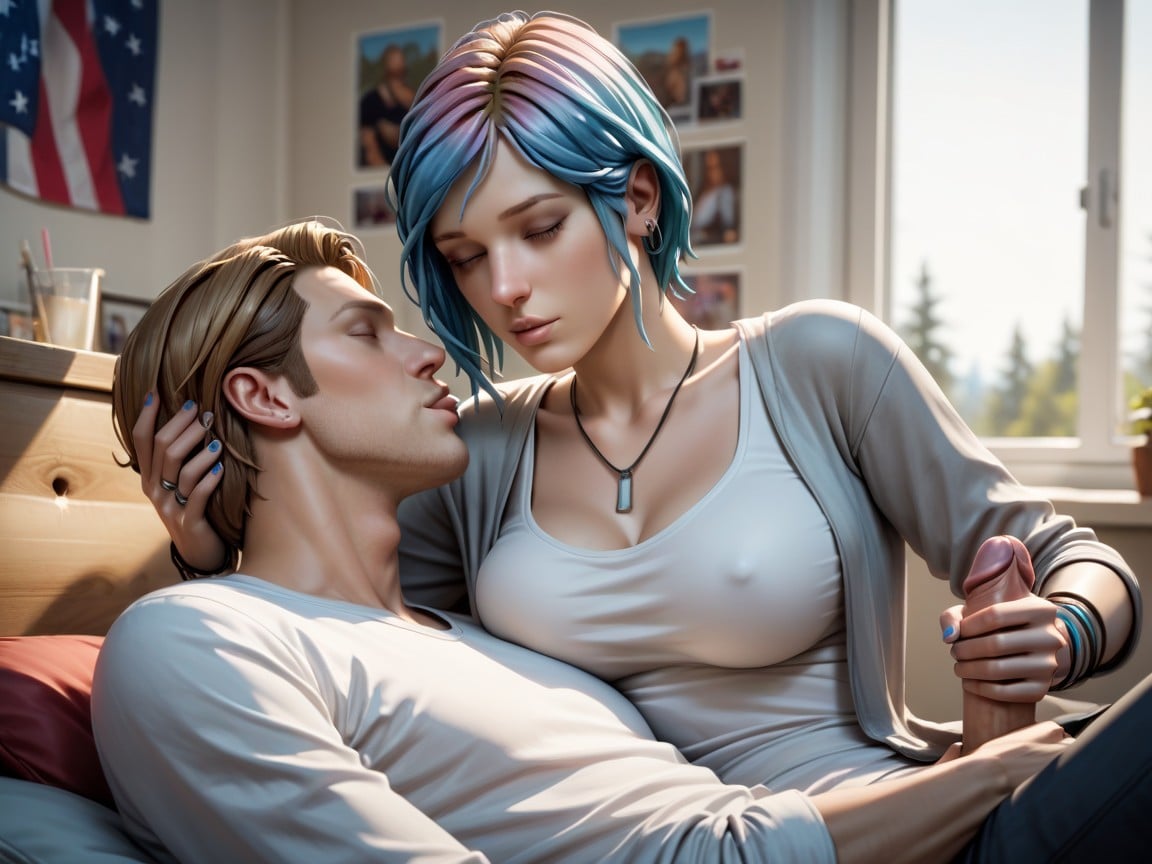 Chloe Price From Life Is Strange, Nursing Handjob AI Porn