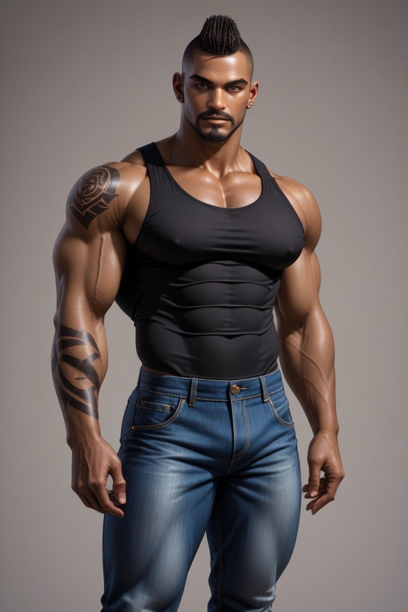 Huge Body, Cap, Genius AI Gay Porn