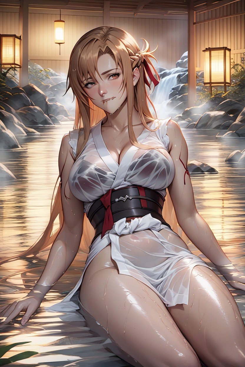 See Niple Through Clothes, Mordre Sa Lèvre, Asuna From Sword Art Online Wearing ArmorPorno IA