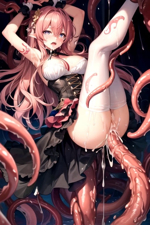 Corset, Detailed Best Quality, Vaginal Tentacles SexAI黄片