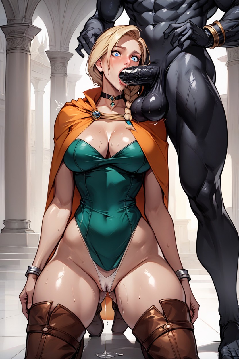 1 Person, Camel Toe, Round Medium Ass Hentai AI Porn