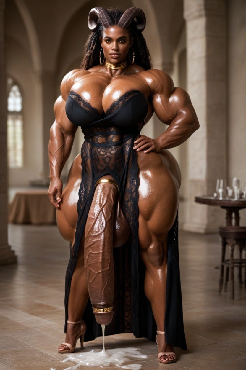 Hyper Muscles, Musclé, Huge Veins Porno IA transsexuelle
