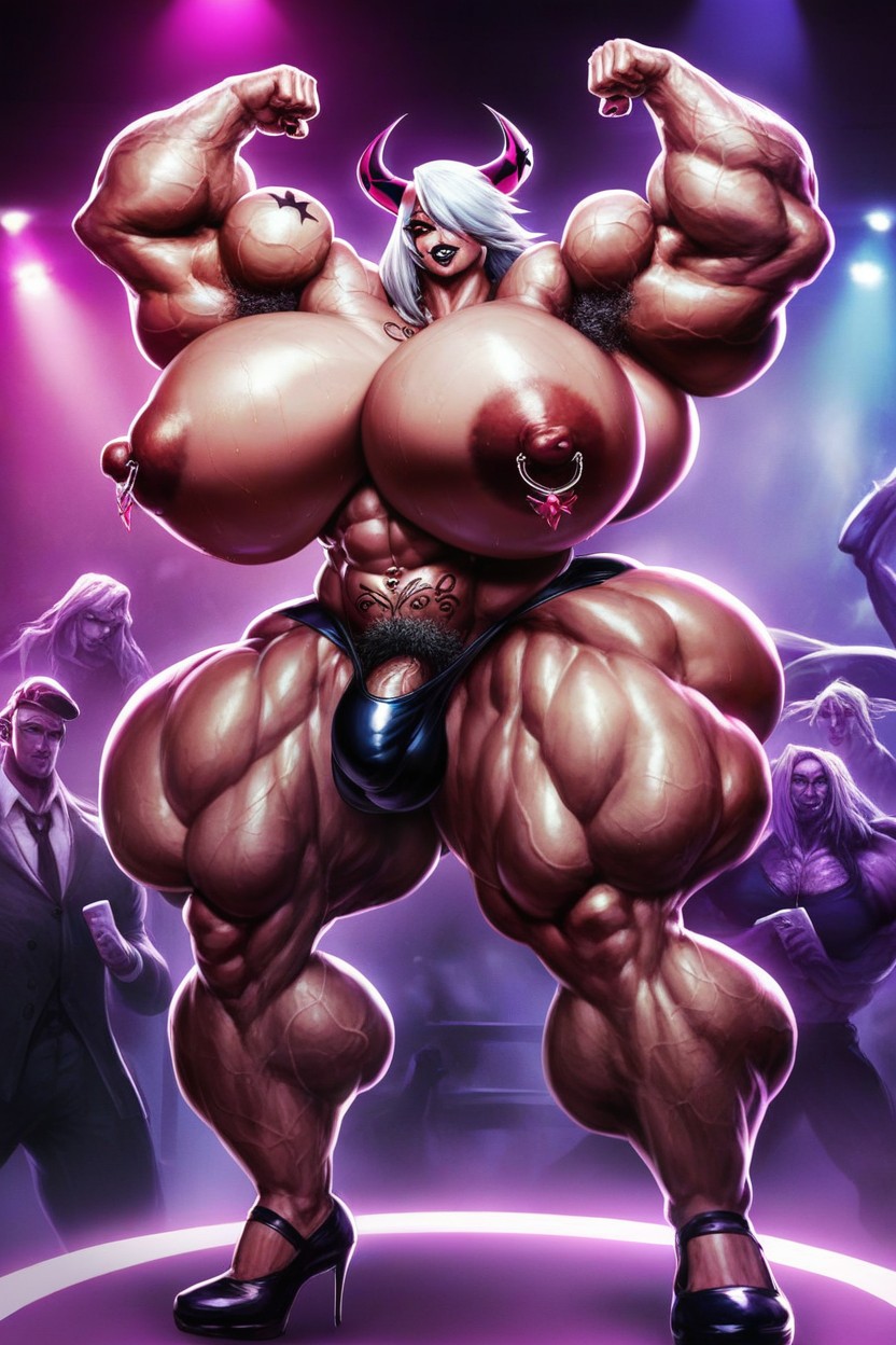 Many People Around, Dumptrack, Gigic Trier Drops Shaped Breasts Shemale AI Porn