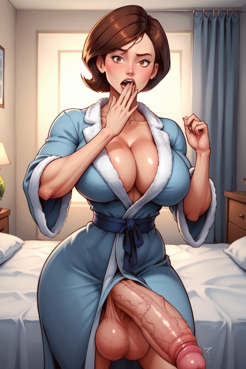 Model, Realistic, Muscular Shemale AI Porn