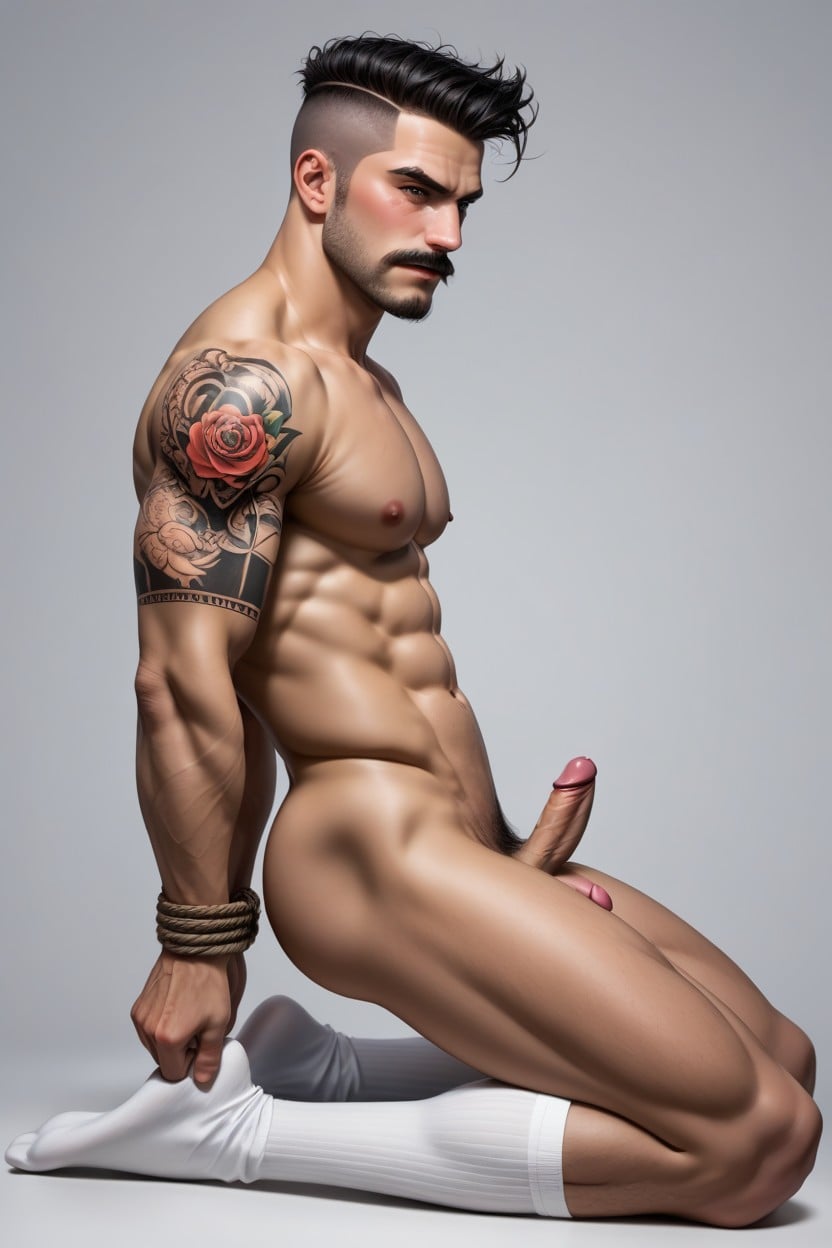 Bondage, Tattoos, Racist AI Gay Porn