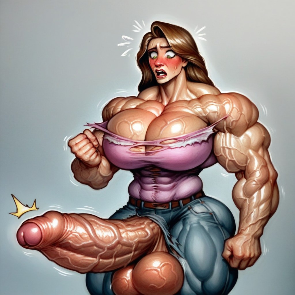 Dick With Veiny Forskin, Veiny Foreskin, Veiny Biceps Shemale AI Porn