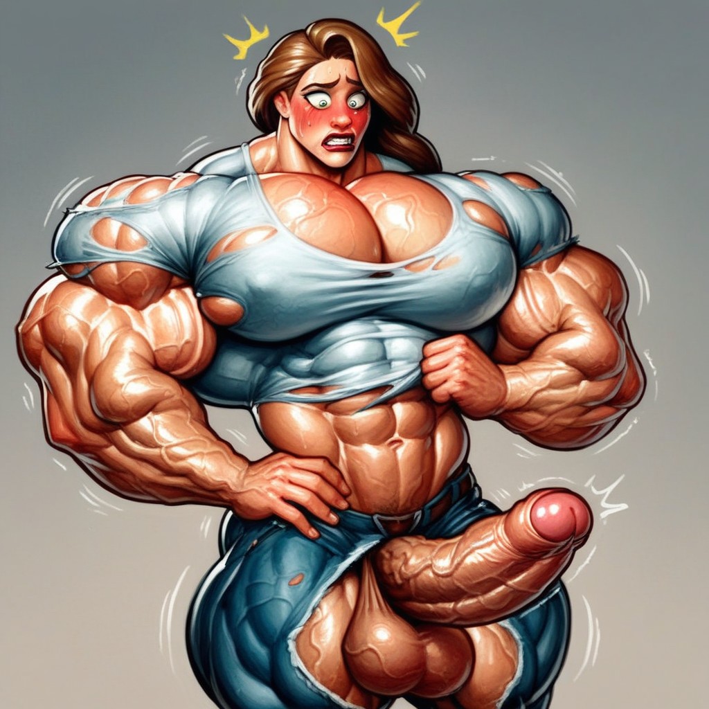 Massive Veiny Armsveins Popping, Veins Expansion, Rapunzel Style Shemale AI Porn