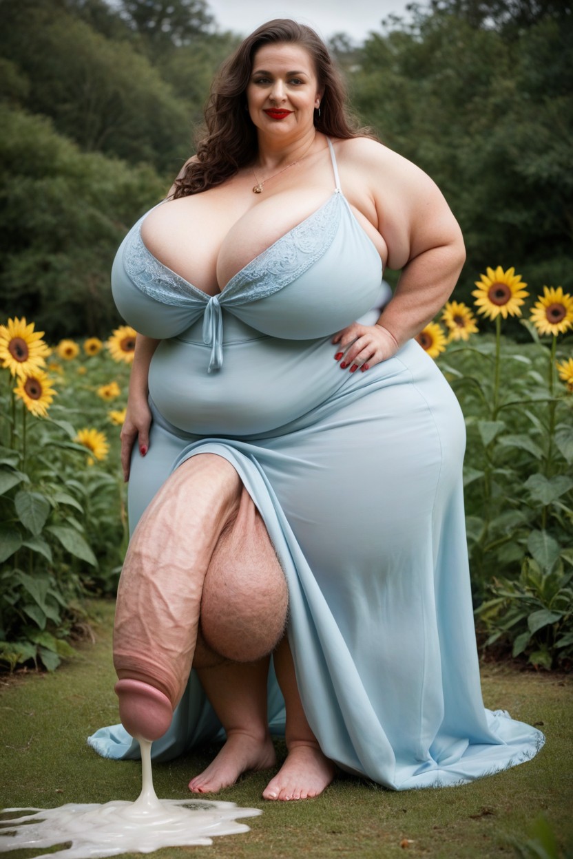 No Makeup, Pudgy, Long Length Shemale AI Porn