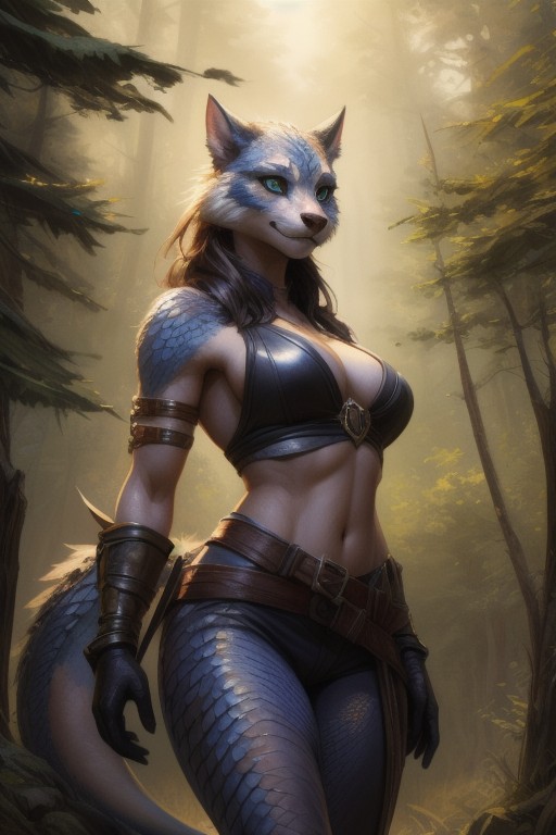 Surround Light, Realistic Scale, Wo's Furry AI Porn