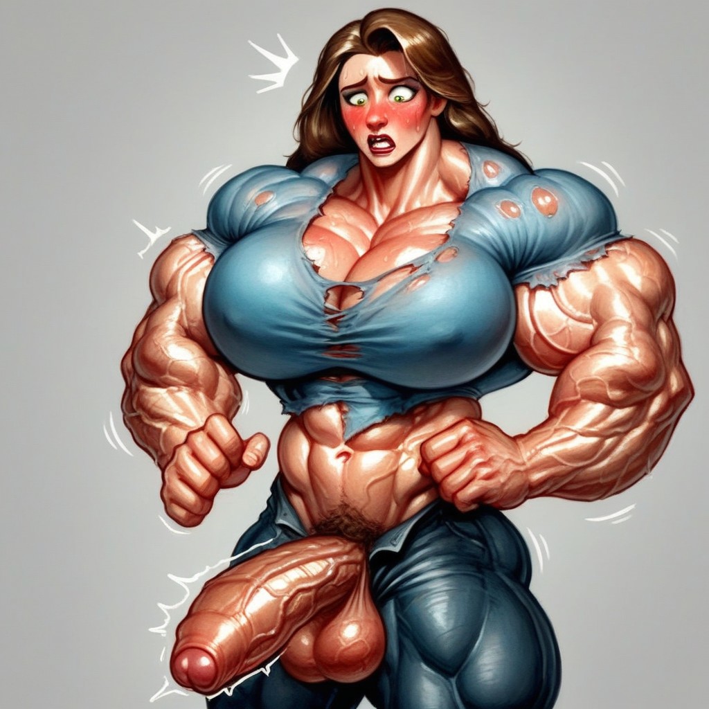 Shocked Impression, Veins Expansion, Milf Teacher Clothes Shemale AI Porn