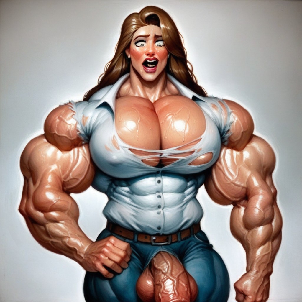 Futa Milf, Vein Monster, Veiny Biceps Shemale AI Porn